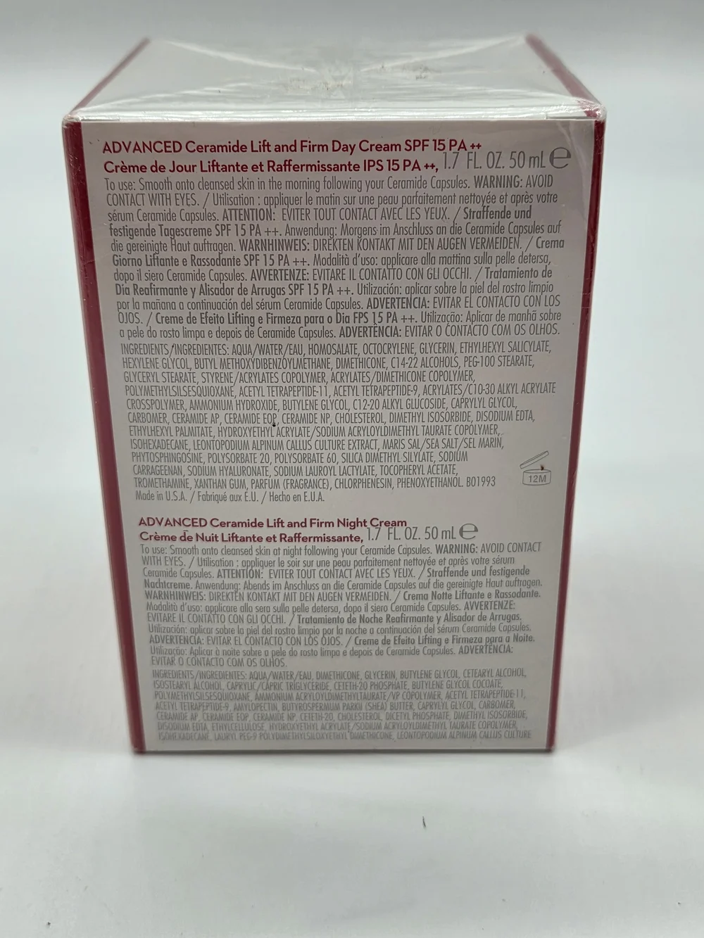 Elizabeth Arden Advanced Ceramide Lift and Firm Day SPF 15 and Night  Cream